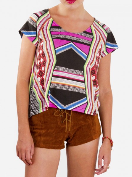 Mink Pink Let It Flow Top (Multi) 