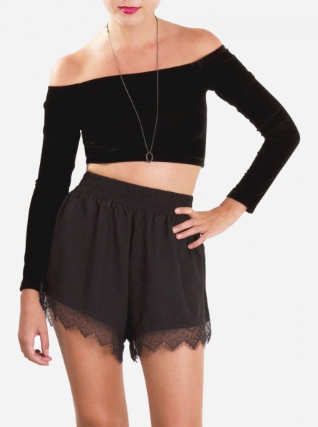Mink Pink Seeing The Ex Top (Black)