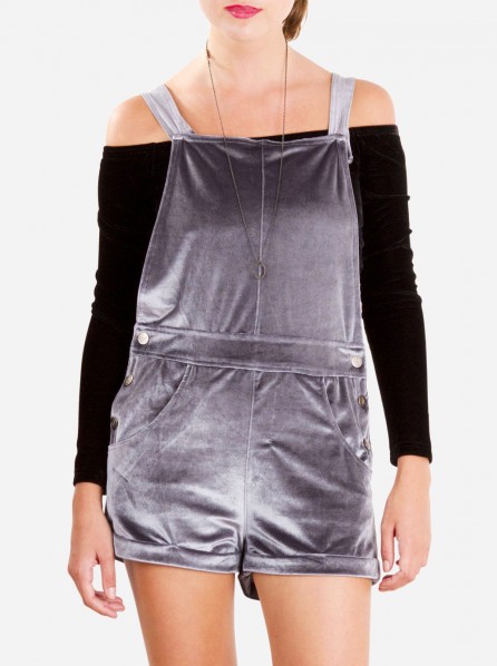Mink Pink Troublemaker Playsuit (Charcoal)