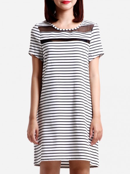 MINKPINK Losing My Edge Dress (White)