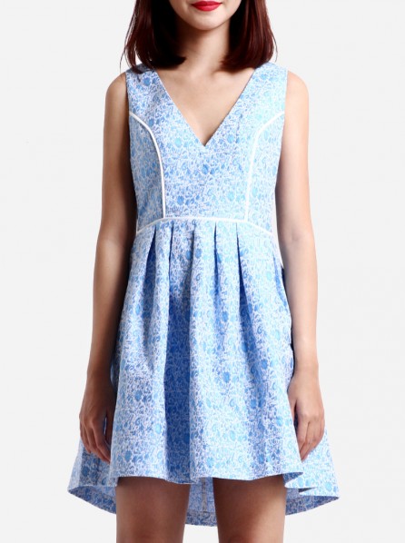 MINKPINK Pleasantville Dress (Blue)