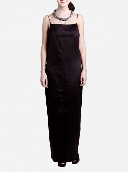 Remigius Tilly Slip Dress  (Black)  