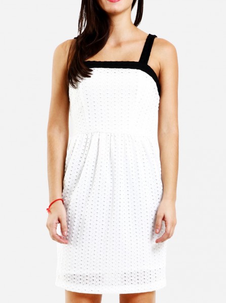Sister Margaritta White Lace Dress  (White)