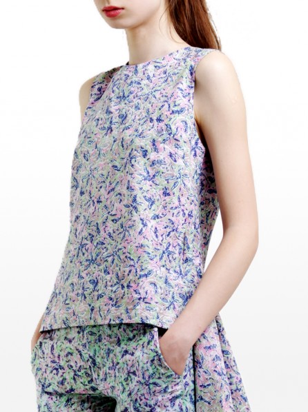 Anynome Matisse Sleeveless Top (Pink)