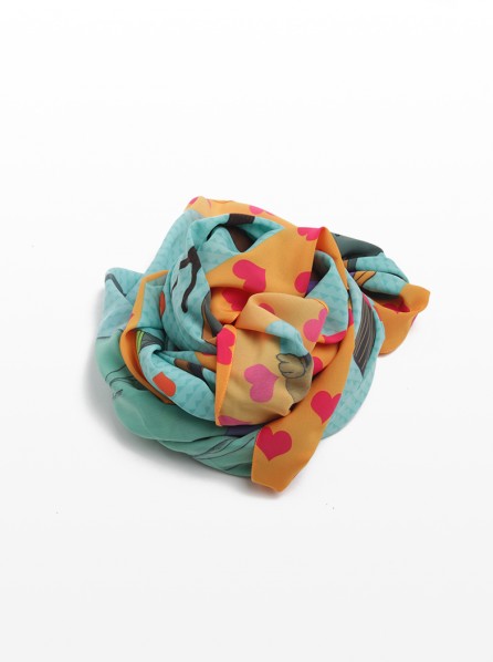ASAMA Big Scarf Animal Stylish (Green)