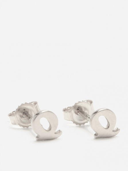 Chainless Brain Earrings P,Q,R,S,T (Silver)