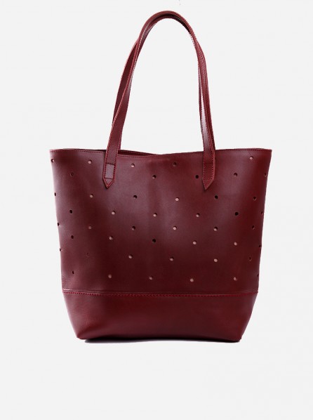 Citrune Label Polka Oxblood (Maroon)