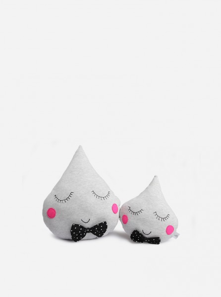 Cotton Thread Sleepy Raindrops Set (Grey)