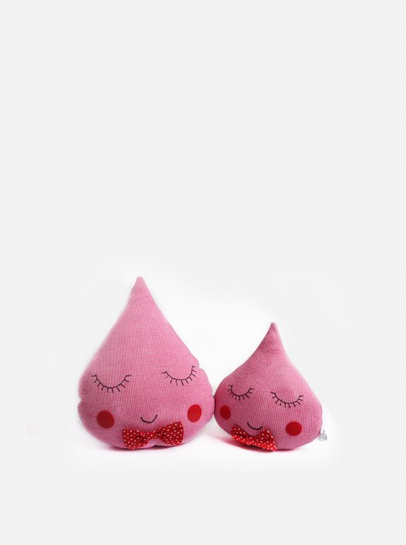 Cotton Thread Sleepy Raindrops Set (Pink)