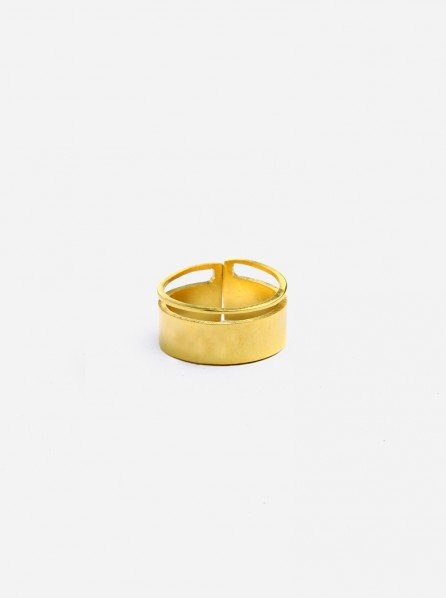 Aeroculata Gap Ring (Gold)