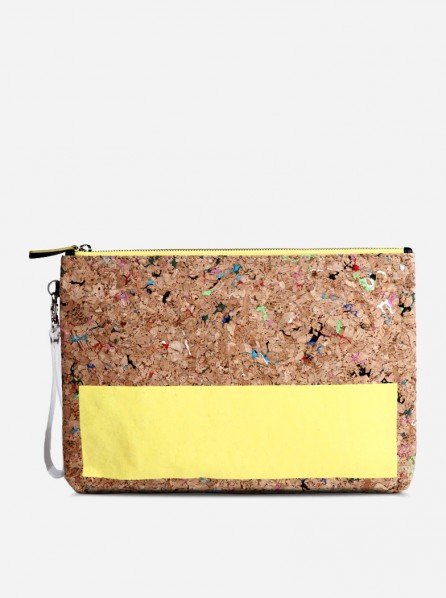 Glush cork clutch (yellow)