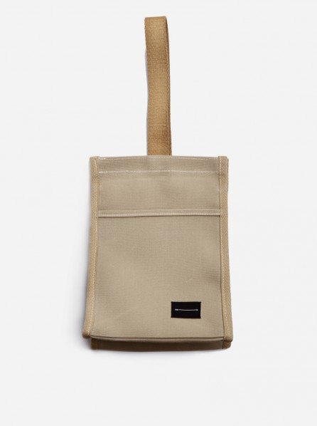 Gravel Cream Stuffit Hand Bag (Cream)