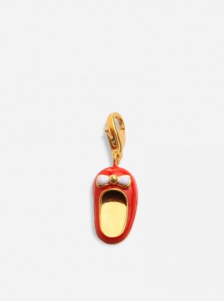 Knot Jewelry Baby Shoe Charm (Red)
