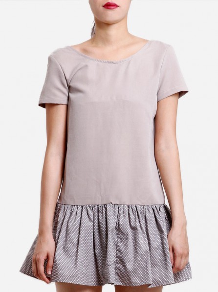 Komma Azalea Dress (Grey)