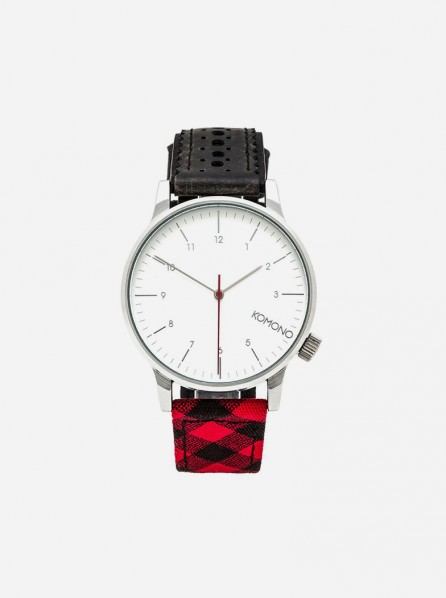 Komono Winston Galore Jet Woodsman Watch