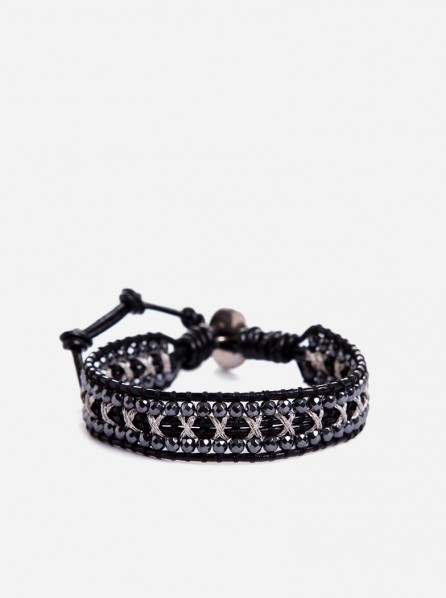 Lady Charm Hematite Silver Threat (Silver)