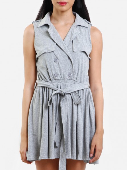Maidenlove Luella Dress (Grey Marl)
