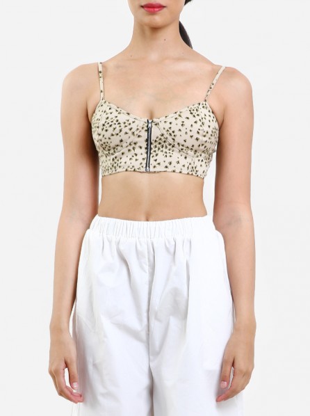Maidenlove Tilly Bustier (Cheeting Hearts Khaki)
