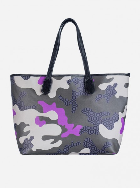 Mischa Jet Set Tote Bag (Camo Orchid)