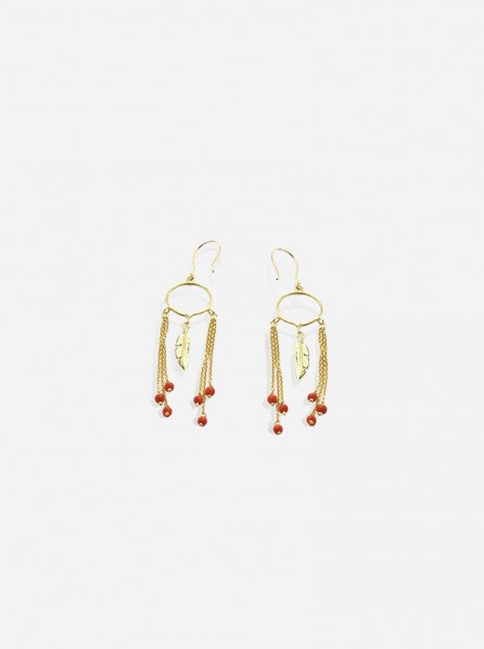 Moes Jewelry Feather Light Dream Earring (Gold)