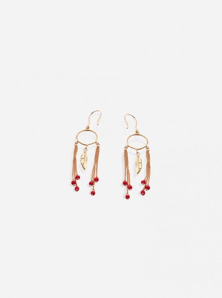 Moes Jewelry Feather Light Dream Earring (Rose)