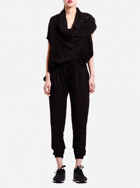 Monday To Sunday Pasururang Jumpsuit (Black) 