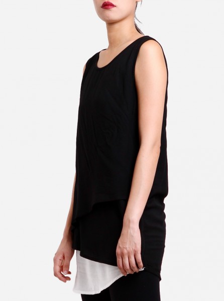Monday To Sunday Vivian Top (Black/White)