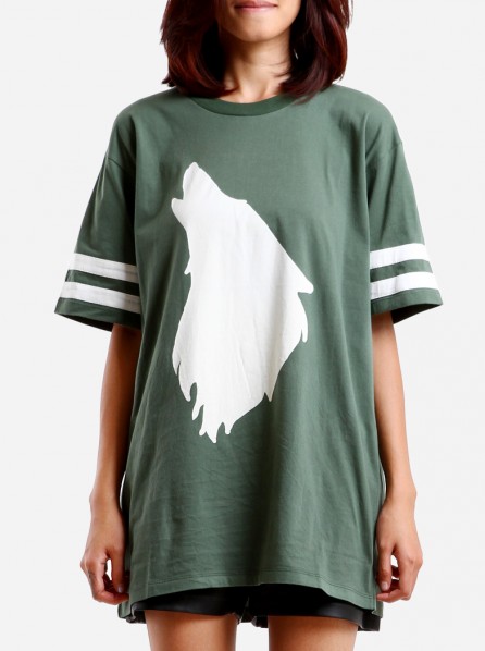 Monstore Women Holler Boxy Tee (Green)