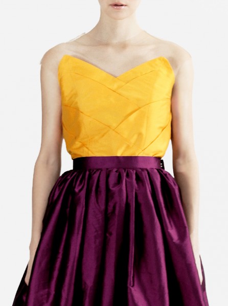 Michelle Worth Five Darts Sheer (Yellow)