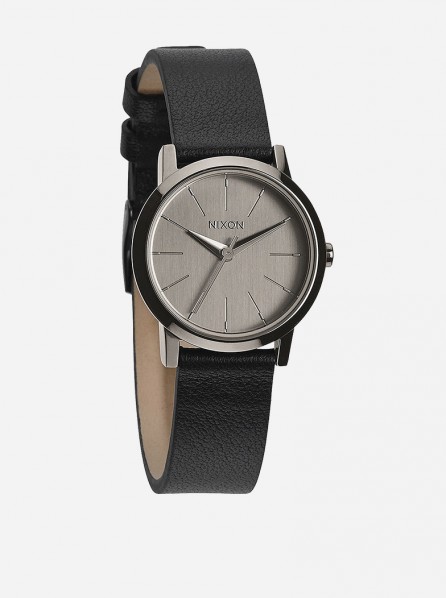 Nixon Kenzi Leather (Gunmetal/Black)