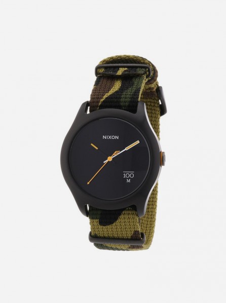 Nixon Quad Watch (Woodland Camo)