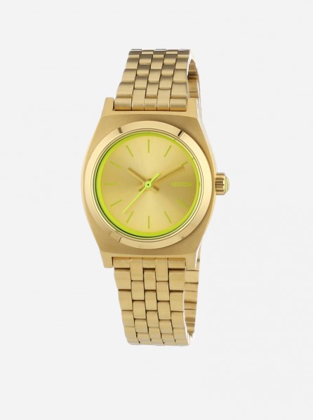 Nixon Small Time Teller (Gold/Neon Yellow)