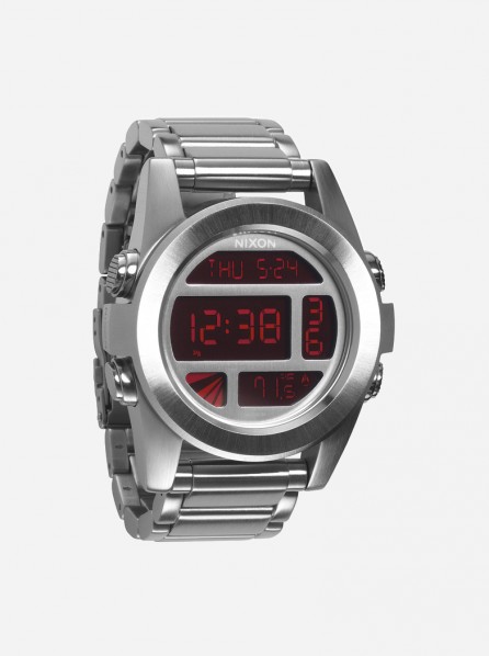 NIXON Unit SS (Silver/Red)