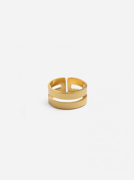 Aeroculata Peek Ring (Gold)