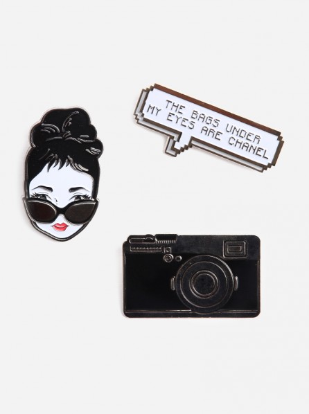 Pinfolks Vintage Pin Set (Black)