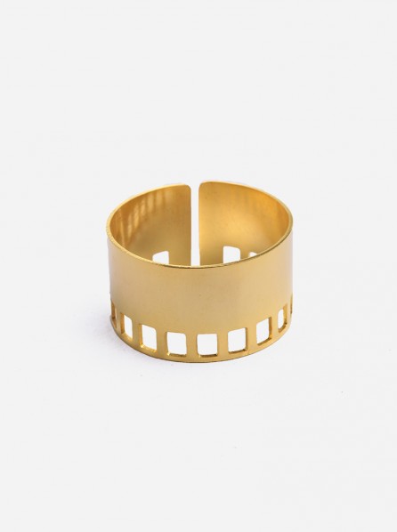 Aeroculata Porthole Cuff (Gold)