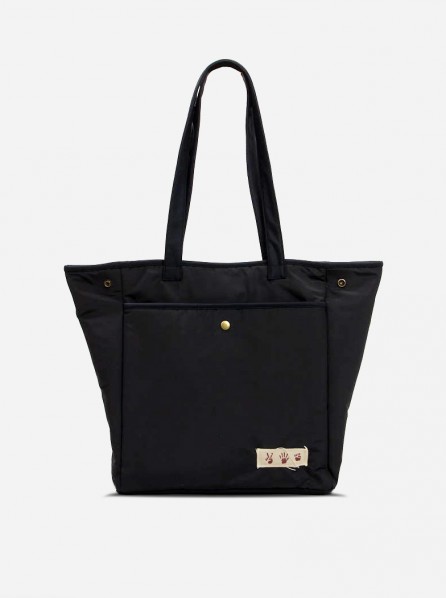 Scissor Paper Rock Hatori Tote Bag (Black)