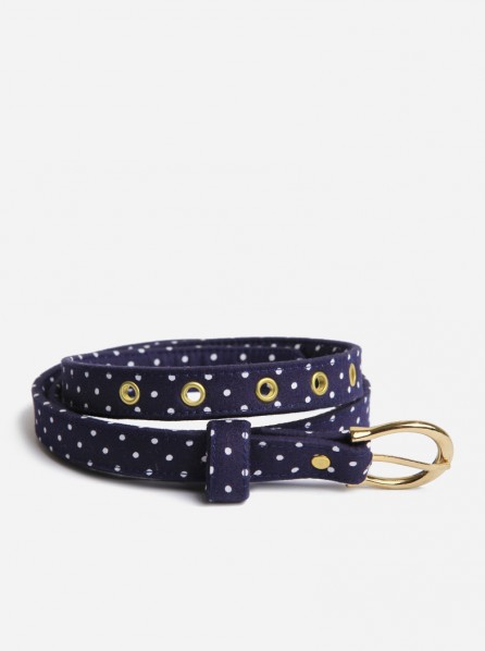 Spotlight Retro Belt Polka (Blue)