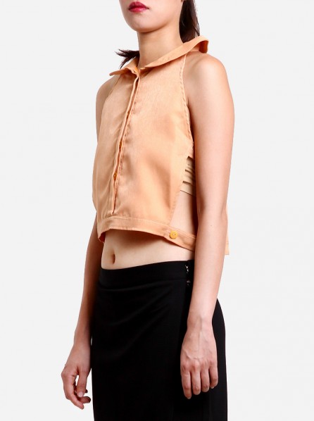 Spotlight Strapside Shirt (Peach)