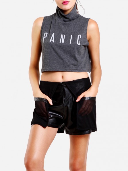 Inch Basic Turtle Tee Panic (Grey)