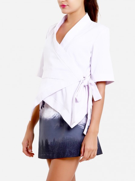 Inch Jilt Kimono (White)
