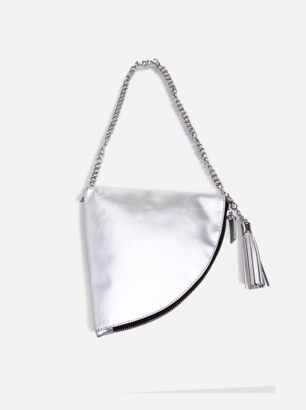 Zorra Zoey Quarter Clutch (Silver)