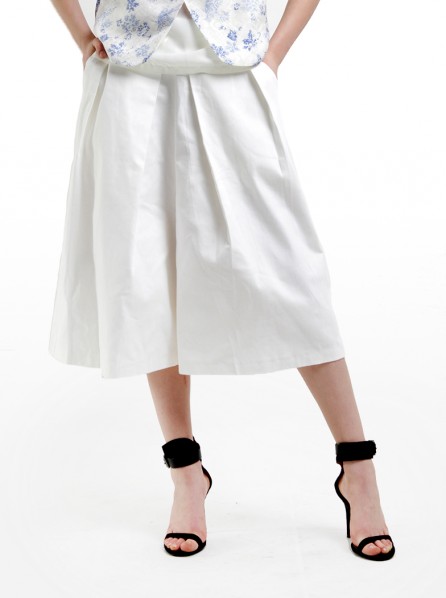Spotlight A line Pants (White)