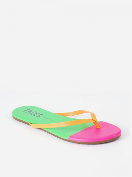 Tkees Sandals Neon Tips (Watermelon)