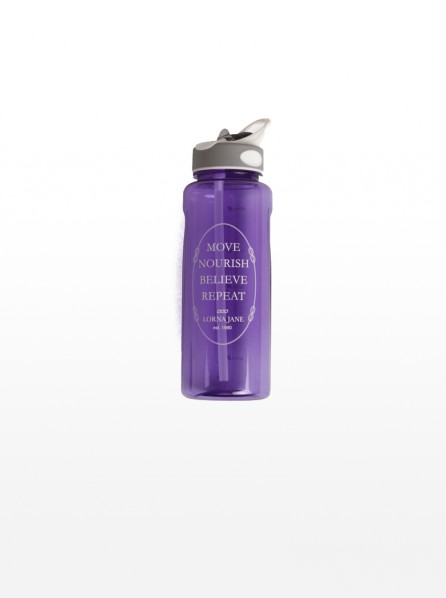 Lorna Jane Hydrate 1 Litre Drink Bottle (Electric Purple)