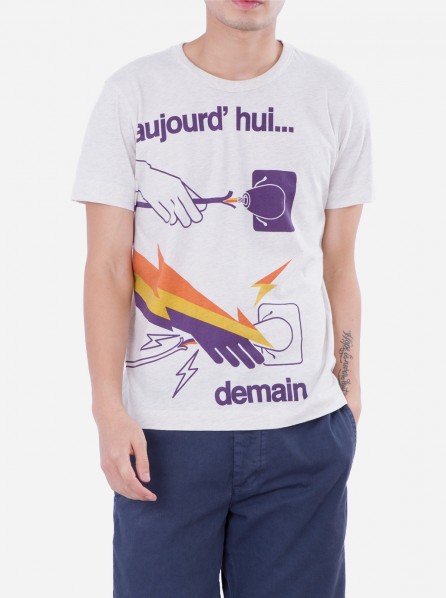 YMC Aujourd'Hui T Shirt (Cream)
