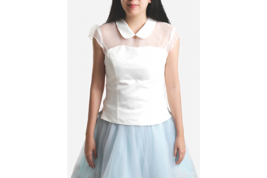 7 o clock Couture Teen Snow Top (White)