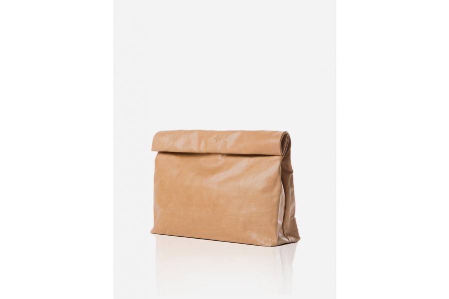 Marie Turnor Lunch Clutch (Tan)
