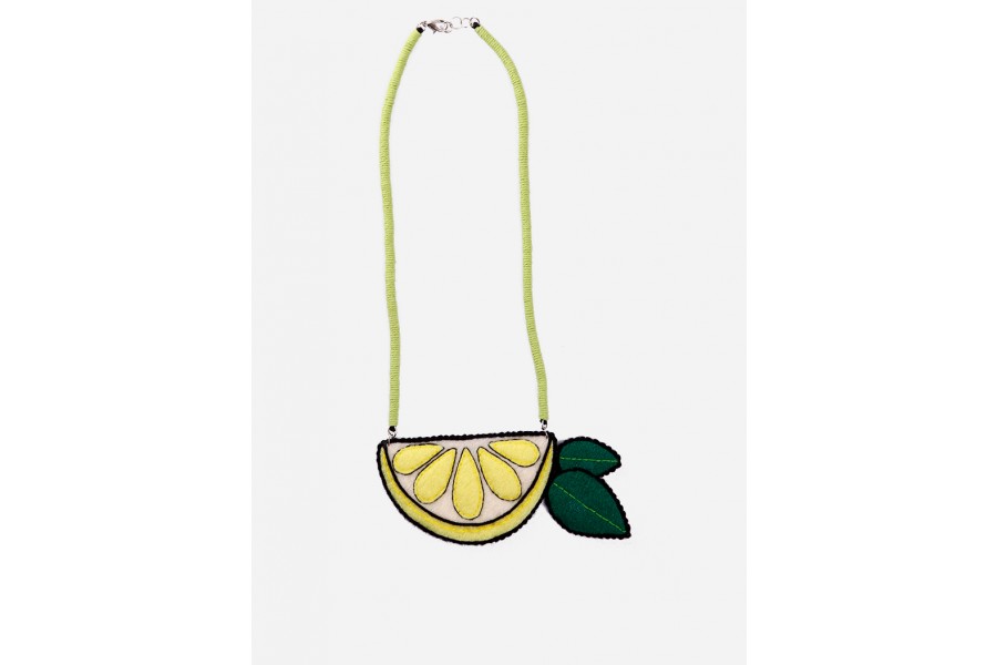 Pita Lemon Necklace (Yellow)