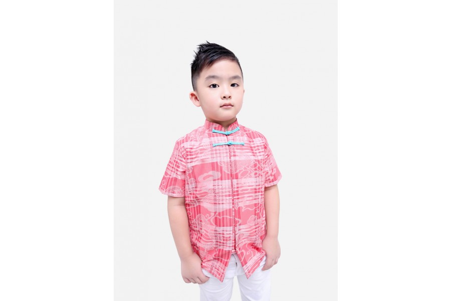  7 O clock Romance Garden Shirt (Pink)